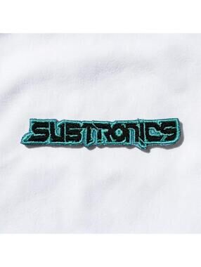 Blue and Black Subtronics Iron On Patch
